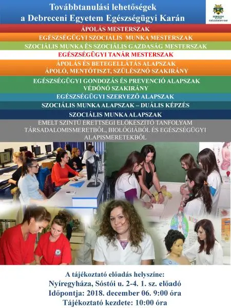 DE Egészségügyi Kar - Nyílt nap DE Egészségügyi Kar - Nyílt nap